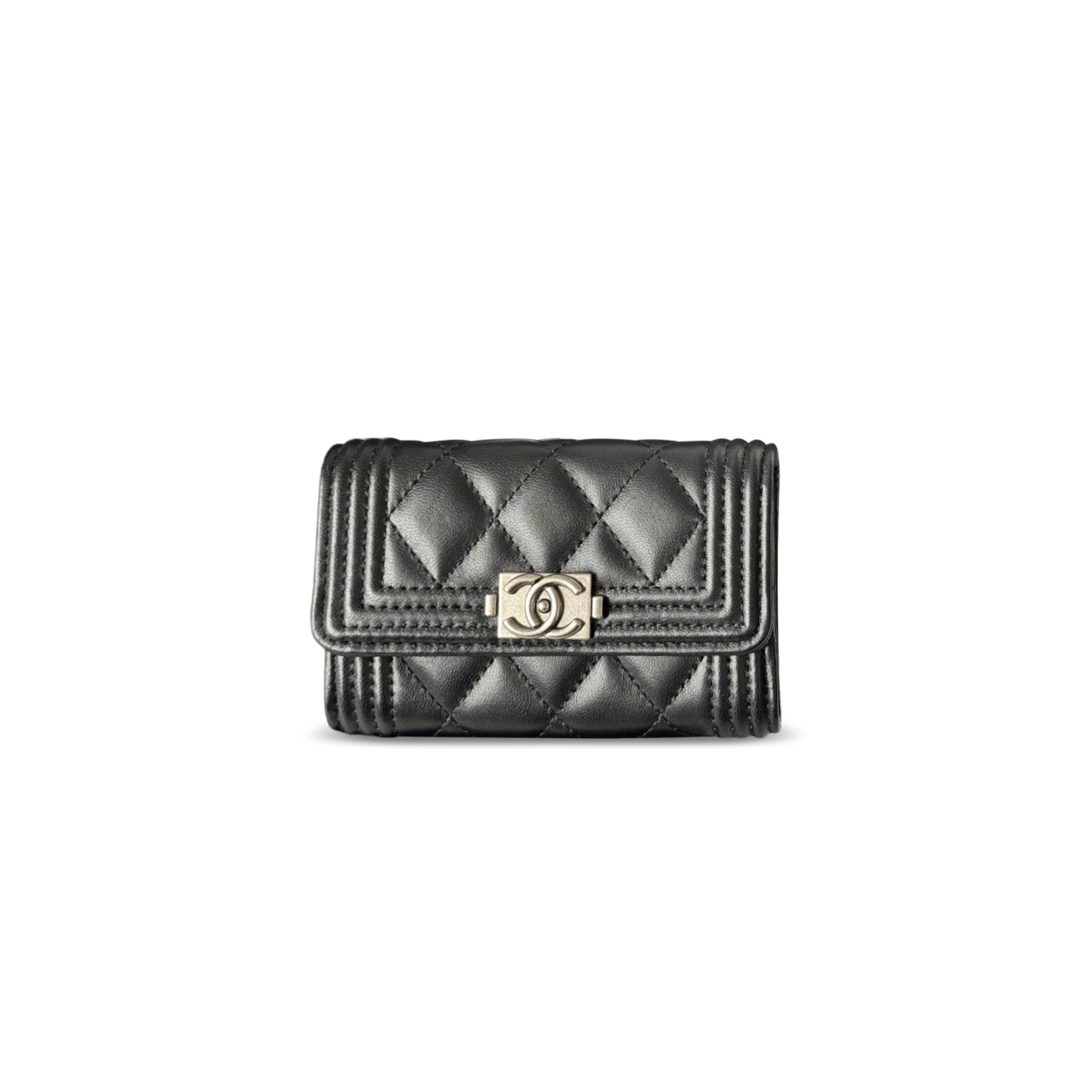 CHANEL BOY CHANEL FLAP CARD HOLDER A80603 (11*8.5*3cm)
